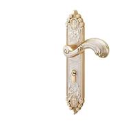 Stile Muto Stanza Serratura Maniglia Moda Interni Pomelli Cancello Mobili Ferramenta(Amber White)