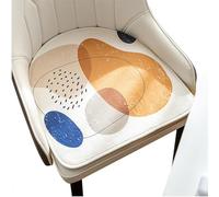 Stile nordico moderno | Cuscino for sedia traspirante e morbido for tutte le stagioni | Resistente e alla moda con fondo antiscivolo(C,44x41CM)