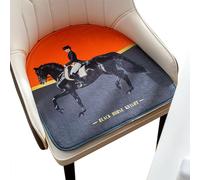 Stile nordico moderno | Cuscino for sedia traspirante e morbido for tutte le stagioni | Resistente e alla moda con fondo antiscivolo(S,44x41CM)