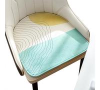 Stile nordico moderno | Cuscino for sedia traspirante e morbido for tutte le stagioni | Resistente e alla moda con fondo antiscivolo(E,44x41CM)