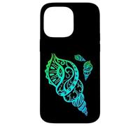 Stile polinesiano natura conchiglia Custodia per iPhone 14 Pro Max