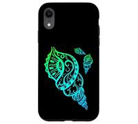 Stile polinesiano natura conchiglia Custodia per iPhone XR