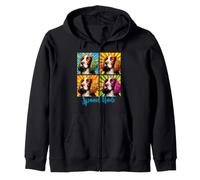 Stile Pop Art Spaniel Zio Felpa con Cappuccio