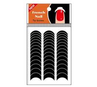 Stile pratico ed elegante aiutante francese manicure adesivi decorazione stencil strumenti