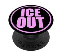 Stile pulsante circolare Ice Out PopSockets PopGrip Adesivo