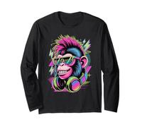 Stile Punk Epoca Scimmia Occhiali da Sole Scimmie Maglia a Manica