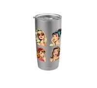 Stile retrò Pop Art Illustrazione Donna Donna Bicchiere termico in acciaio inox doppia parete