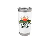 Stile retrò Yorkshire Dales Bicchiere termico in acciaio inox doppia parete