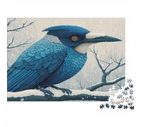 Stile rinascimentale|Strano bird blu in lontananza| Puzzle Divertenti Per Tutta La Famiglia 1000pcs (75x50cm) Adulti