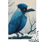 Stile rinascimentaleStrange Blue Distant birdPuzzle 1000 Pezzi Per Adulti, Giochi EduGattoivi38x26cm/1000pcs