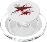 Stile tatuaggio a doppia stella anni '90 Y2K sognando stelle cadenti PopSockets PopGrip per MagSafe