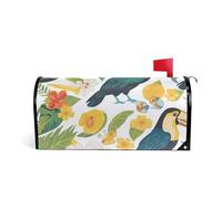 Stile tropicale Uccello decorativo mailbox coperture magnetiche per le vacanze carino di Patrick copre dimensioni standard Caja de correos