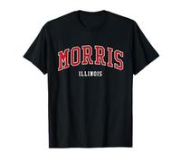 Stile Universitario Morris Illinois College Maglietta
