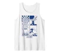 Stile urbano estetico giapponese Retro Art Vibes Tokyo Fashion Canotta