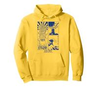 Stile urbano estetico giapponese Retro Art Vibes Tokyo Fashion Felpa con Cappuccio