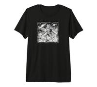 Stile Vintage Alieno Fumetti Personaggio Maglietta Premium