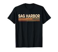 Stile Vintage Anni '70 di Sag Harbor New York Maglietta