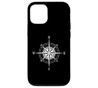 Stile vintage bussola simbolo di navigazione e guida Custodia per iPhone 12/12 Pro