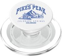 Stile vintage di montagna Pikes Peak Colorado Varsity Style PopSockets PopGrip per MagSafe