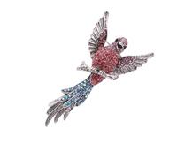 Stile vintage Hawks Pin Gioielli Con Pietre di Cristallo Colorate Robusta Lega Artigianato Multiuso Accessorio Moda Per Dare Regalo Frizzante Hawks Spilla Per Capispalla Decorazione, Misura unica