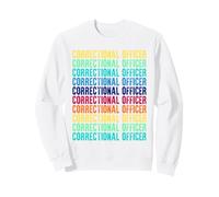 Stile Vintage Ufficiale penitenziario Felpa