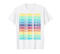 Stile Vintage Ufficiale penitenziario Maglietta