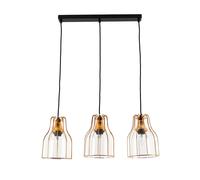Stilechte Pendelleuchte Rame Vintage 3xE27 60cm Sospensione Pranzo Soggiorno