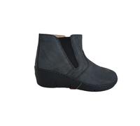 StilediVita Tronchetto con zeppa e cerniera, donna - Art. 7407-ANTR (Antracite)