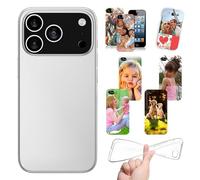Stileitaliano Cover Personalizzata per Apple iPhone 17 Pro Morbida Personalizzabile con Foto e Testo Stampa HD Alta Risoluzione