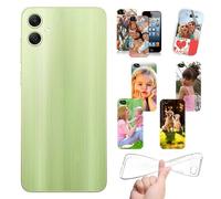 Stileitaliano Cover Personalizzata per Samsung A05 Morbida Personalizzabile con Foto e Testo Stampa HD Alta Risoluzione