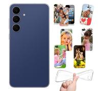 Stileitaliano Cover Personalizzata per Samsung S25 FE Morbida Personalizzabile con Foto e Testo Stampa HD Alta Risoluzione