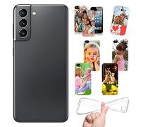 Stileitaliano Cover Personalizzata per Smartphone iPhone Samsung Xiaomi Huawei personalizzabile con Foto Testi Disegni e Grafiche Personalizzate (091 - Samsung S22 Plus)
