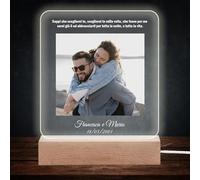 Stileitaliano Regalo San Valentino lampada led personalizzata Spotify canzone regali di coppia per lui e lei fidanzata fidanzato (Foto con frase)