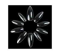 Stiletto Nails Full Nail Tips -Full Cover Clear Stiletto Nail Tips 500Pcs 10 Sizes Long Claw Nails Clear Pointed Nails Full Cover Almond Nails for DIY