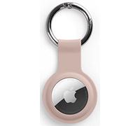StilGut Custodia compatibile con AirTag, portachiavi con cover prottetiva di silicone liquido - Rosa