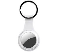 StilGut Custodia compatibile con AirTag, portachiavi con cover prottetiva di TPU - trasparente