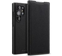 StilGut Custodia compatibile con Samsung Galaxy S24 Ultra Cover a Libro, apribile, Cover in Pelle - nero
