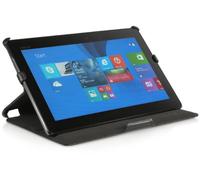 StilGut UltraSlim Custodia per ASUS Transformer Book T100 con Funzione di Supporto, Nero
