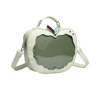 Stili Preppy Borsa A Tracolla Per Pin Display Frutta Forma Itabag Cuoio DELL'UNITÀ di elaborazione Spalla Dolce Zaino Messaggeri Stili Preppy Crossbody Bella Itabag Zaino Spalla Per Pin, Verde, One
