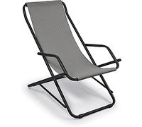 Stiliac 7401 Sdraio Dondolino, Metallo, Grigio Tramato, Diametro 25 cm