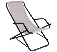 Stiliac 7401 Sdraio Dondolino Oscillante Swing, Tortora, tubolare in acciaio