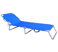 STILIAC LETTINO POKER BLU SDRAIO BRANDINA MARE SPIAGGIA LAGO GIARDINO PISCINA CAMPEGGIO PIEGHEVOLE POCCO INGOMBRO FACILE TRASPORTO CON MANIGLIE