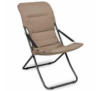 Stiliac Poltrona Imbottita Floris canapone, Tortora/Marrone, 132 x 58 x 11cm