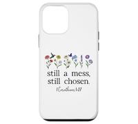 Still a Mess Still Chosen God Bible Verse 1 Corinthians 1:27 Custodia per iPhone 12 mini