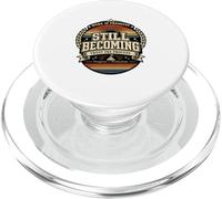 Still Becoming Trust The Process Vintage Regalo motivazionale. PopSockets PopGrip per MagSafe