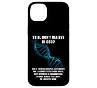 Still Don't Believe in GOD? Christian Faith Apologetics DNA Custodia per iPhone 14 Plus