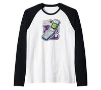 Still Flippin' It Retro Flip Phone 90s Y2K Nostalgia Maglia con Maniche Raglan