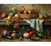 Still Life Fruit Basket Puzzle 1000 Pezzi Per Ragazzi Gioco Educativo Creativo Intelligenza E Manualità Idea Regalo Per Figlio A Compleanno 1000 PCS