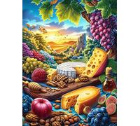 Still Life Fruit Feast in A Magical Garden Puzzle 500 Pezzi Rompicapo Per Team Building Wildlife Pet Attività Di Gruppo Collaborazione E Divertimento Regalo Festa Aziendale 500 PCS