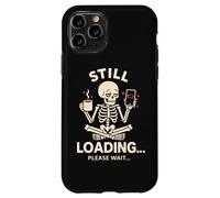 Still Loading Stanco Groggy Scheletro Caffè Divertente Design Meme Custodia per iPhone 11 Pro